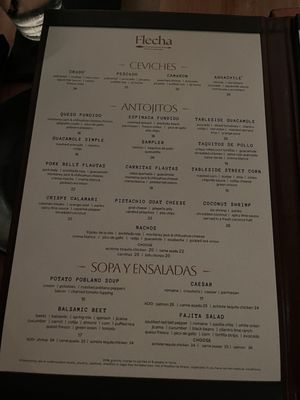 Menu photo 6 Flecha Cantina Huntington Beach, CA