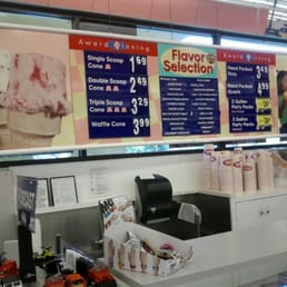 Ice cream section