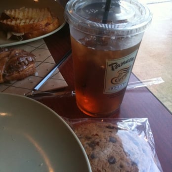 Panera Bread - Tea,cookie, panini turkey&bacon, pecan twist - Sandwiches Near Me - Austin, Texas Panera Bread - Tea,cookie, panini turkey&bacon, pecan twist - Sandwiches Near Me - Austin, Texas