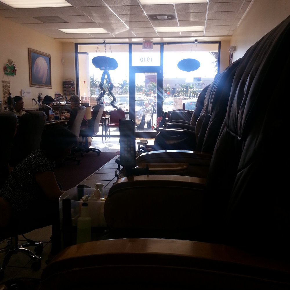 Inside the salon