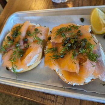 Kismet Coffee - Salmon bagel - Coffee & Tea Near Me - Fernandina Beach, Florida