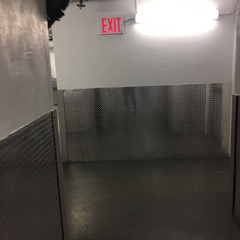 LeFrak City - Exit sign but they block it off to make life inconvenient for people who have disabilities and people who live in the basement areas - Apartments Near Me - Elmhurst, New York