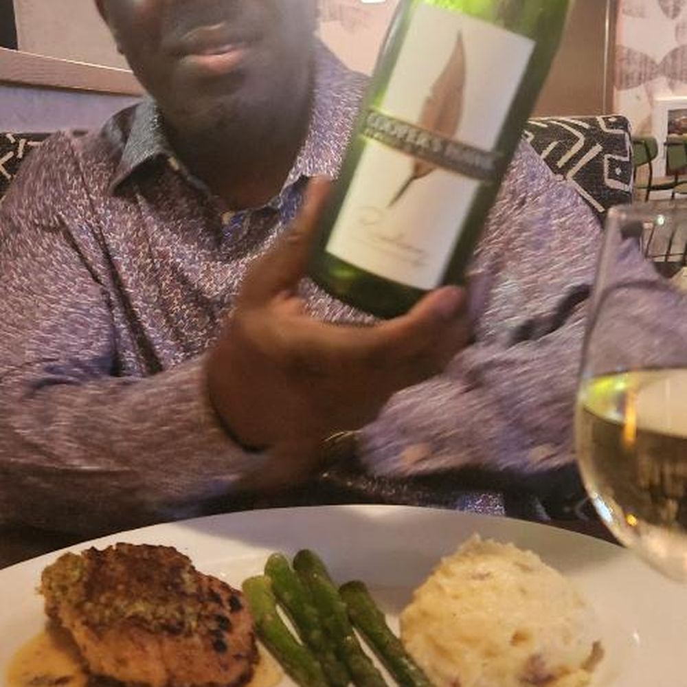 Cooper’s Hawk Winery & Restaurant - Trout, Asparagus, Meshed potatoes and a bottle of Riesling - Seafood Near Me - Alpharetta, Georgia Cooper’s Hawk Winery & Restaurant - Trout, Asparagus, Meshed potatoes and a bottle of Riesling - Seafood Near Me - Alpharetta, Georgia