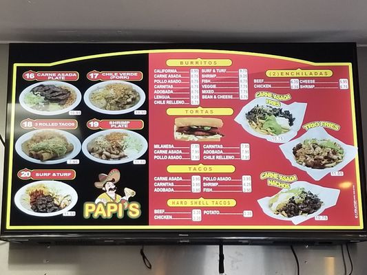 Menu photo 4 Papis Mexican Food Colton, CA Menu photo 4 Papis Mexican Food Colton, CA