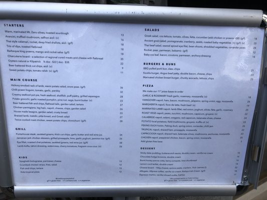 Menu photo 1 Koukla Daylesford, VIC