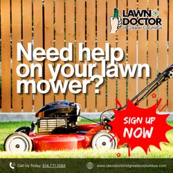 Lawn Doctor - Columbus - Need help keeping your mower in top shape?
A quick tune-up now means smoother mowing later.
Let's keep your tools -- and your lawn.