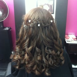 Victoria's Hair Studio - Waterfall braid beautiful!!!