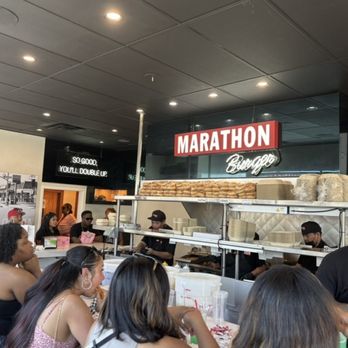 Marathon Burger - Inside Marathon Burger - Burgers Near Me - Los Angeles, California