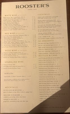 Menu photo 1 Rooster's Wood-fired Kitchen Uptown Charlotte, NC
