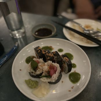 Sado - Fatty salmon roll? We were happy with all our rolls - Sushi Bars Near Me - St. Louis, Missouri Sado - Fatty salmon roll? We were happy with all our rolls - Sushi Bars Near Me - St. Louis, Missouri