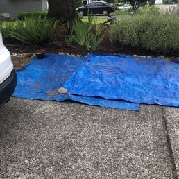 Poor customer service period !  Specifically requested 6 yards of mulch be placed to the RIGHT of driveway .