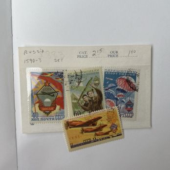 Vintage Post Cards & Stamps - Stamps from the USSR - Antiques Near Me - Spokane, Washington Vintage Post Cards & Stamps - Stamps from the USSR - Antiques Near Me - Spokane, Washington
