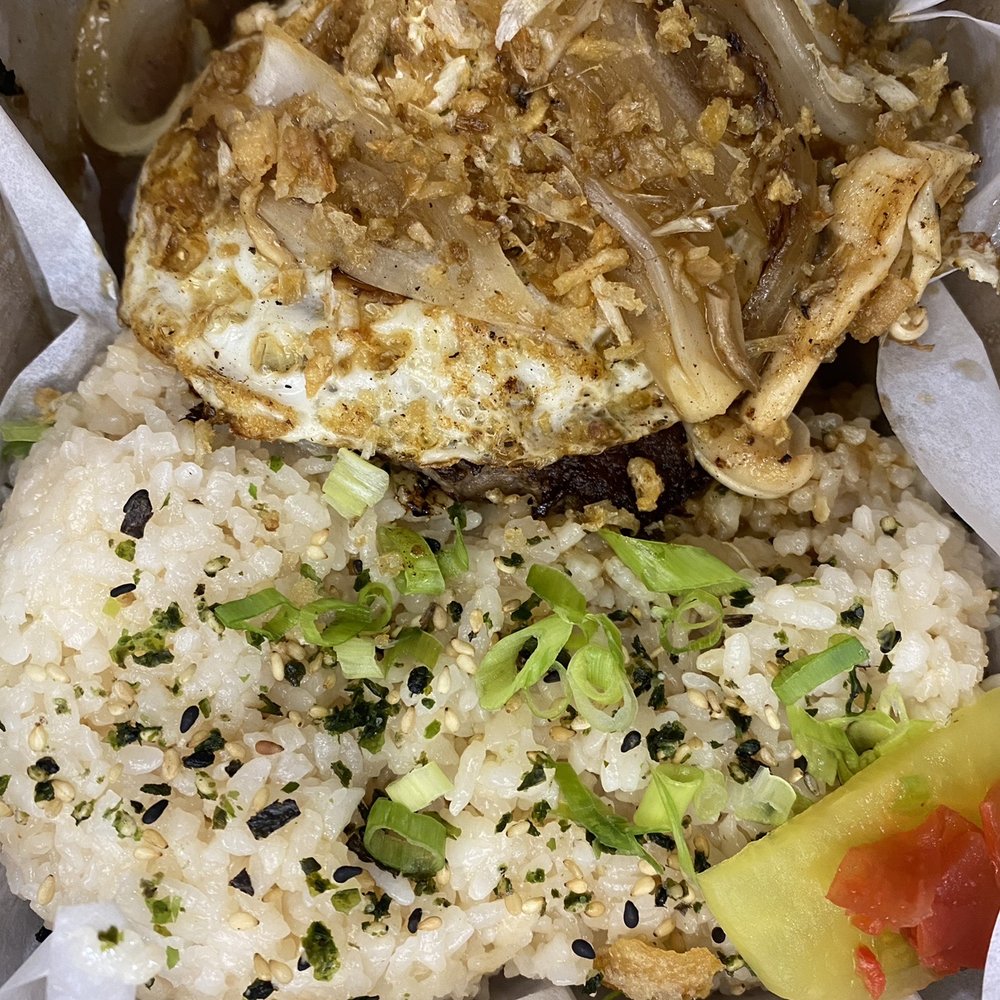 Aloha Plate - Pork Belly Adobo Moco - Food Trucks Near Me Aloha Plate - Pork Belly Adobo Moco - Food Trucks Near Me