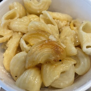 Ford's BBQ - Mac and queso (after I added the American cheese) - Barbeque Near Me - Tucker, Georgia Ford's BBQ - Mac and queso (after I added the American cheese) - Barbeque Near Me - Tucker, Georgia