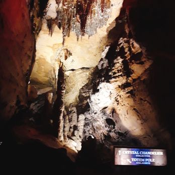Ruby Falls - "Crystal Chandelier" and "Totem Pole" stalactites. Clever names! - Landmarks & Historical Buildings Near Me - Chattanooga, Tennessee Ruby Falls - "Crystal Chandelier" and "Totem Pole" stalactites. Clever names! - Landmarks & Historical Buildings Near Me - Chattanooga, Tennessee
