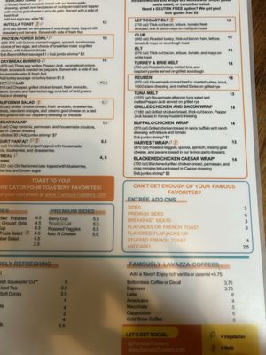 Menu photo 2 Famous Toastery Charlotte, NC Menu photo 2 Famous Toastery Charlotte, NC