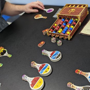 Zander's Game House - Potion Explosion uses marbles to determine what ingredients you have for making potions. - Tabletop Games Near Me - Camarillo, California Zander's Game House - Potion Explosion uses marbles to determine what ingredients you have for making potions. - Tabletop Games Near Me - Camarillo, California