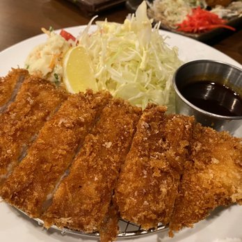 Torizen - Tonkotsu Dinner - juiciest breaded porkchop served with a side of potato salad, rice and soup - Japanese Near Me - Schaumburg, Illinois Torizen - Tonkotsu Dinner - juiciest breaded porkchop served with a side of potato salad, rice and soup - Japanese Near Me - Schaumburg, Illinois