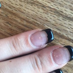 Eh. French manicure was squiggly/had errors and the base was way too clear (you could see everything on my actual nail). Didnt look good