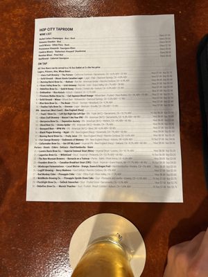 Menu photo 2 Hop City Taproom Rocklin, CA Menu photo 2 Hop City Taproom Rocklin, CA