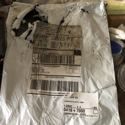 Damaged packaging and nothing inside.