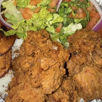 Chayse the Flavas - BYE BYE POPEYE'S FRIED CHICKEN white rice salad - Caribbean Near Me - New York, New York Chayse the Flavas - BYE BYE POPEYE'S FRIED CHICKEN white rice salad - Caribbean Near Me - New York, New York