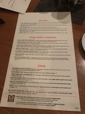 Menu photo 6 CityRange Steakhouse Grill Spartanburg, SC