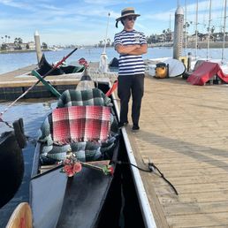 Jack and our gondola . Jack and our gondola .