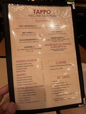 Menu photo 5 TAPPO NYCThinCrust Pizza New York, NY Menu photo 5 TAPPO NYCThinCrust Pizza New York, NY