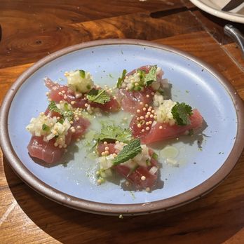 Chubby Fish - Tuna Crudo - Seafood Near Me - Charleston, South Carolina Chubby Fish - Tuna Crudo - Seafood Near Me - Charleston, South Carolina