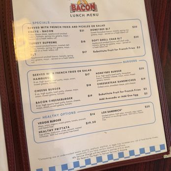 Bacon - Menu - Breakfast & Brunch Near Me - Novato, California Bacon - Menu - Breakfast & Brunch Near Me - Novato, California
