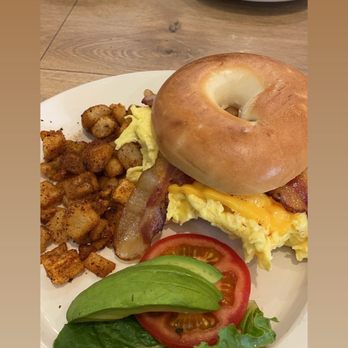Aloha Kitchen - Bagel sandwich with the best potatoes! - Breakfast & Brunch Near Me - Honolulu, Hawaii Aloha Kitchen - Bagel sandwich with the best potatoes! - Breakfast & Brunch Near Me - Honolulu, Hawaii