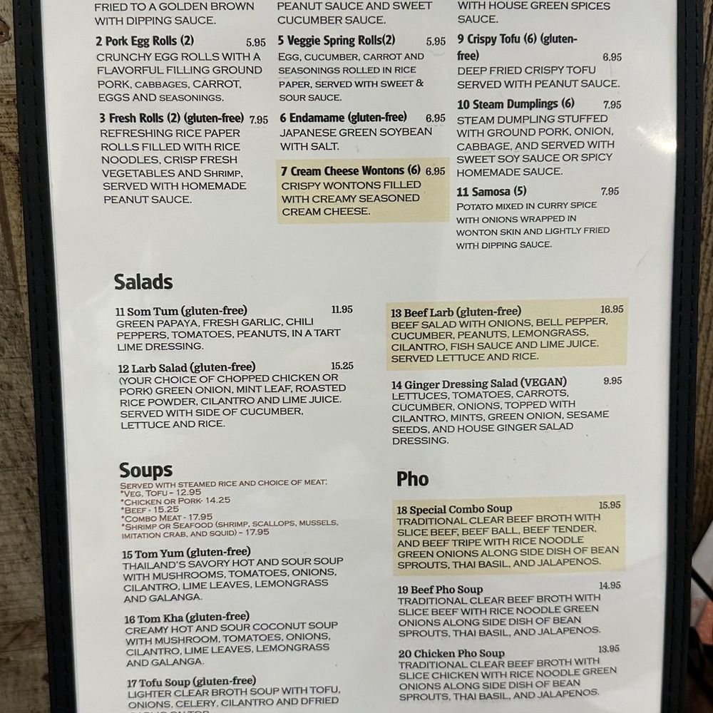 Kumu Thai - Menu - Thai Near Me - Tulsa, Oklahoma Kumu Thai - Menu - Thai Near Me - Tulsa, Oklahoma