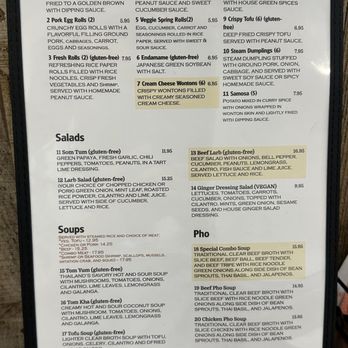 Kumu Thai - Menu - Thai Near Me - Tulsa, Oklahoma