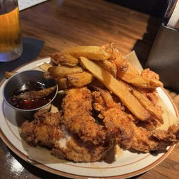 Chicken tenders and fries! Chicken tenders and fries!