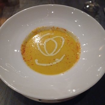 Pearl & Vine - Corn bisque - New American Near Me - Katy, Texas