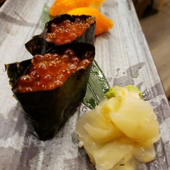 Rinka - 2 Salmon Nigiri $8 & Salmon Roe Nigiri $9.50 - Japanese Near Me - Honolulu, Hawaii Rinka - 2 Salmon Nigiri $8 & Salmon Roe Nigiri $9.50 - Japanese Near Me - Honolulu, Hawaii
