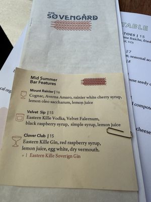 Menu photo 1 The Søvengård Grand Rapids, MI