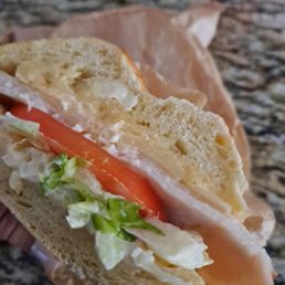 Turkey sandwich, original spread-amazing bread-perfect texture. Turkey sandwich, original spread-amazing bread-perfect texture.