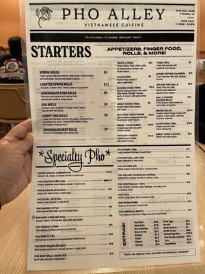 Menu photo 8 Pho Alley Cypress, CA