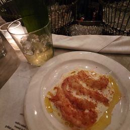 Spot prawn crudo Spot prawn crudo