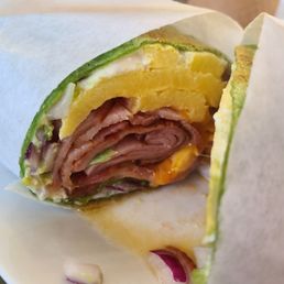 Spinach Breakfast Wrap