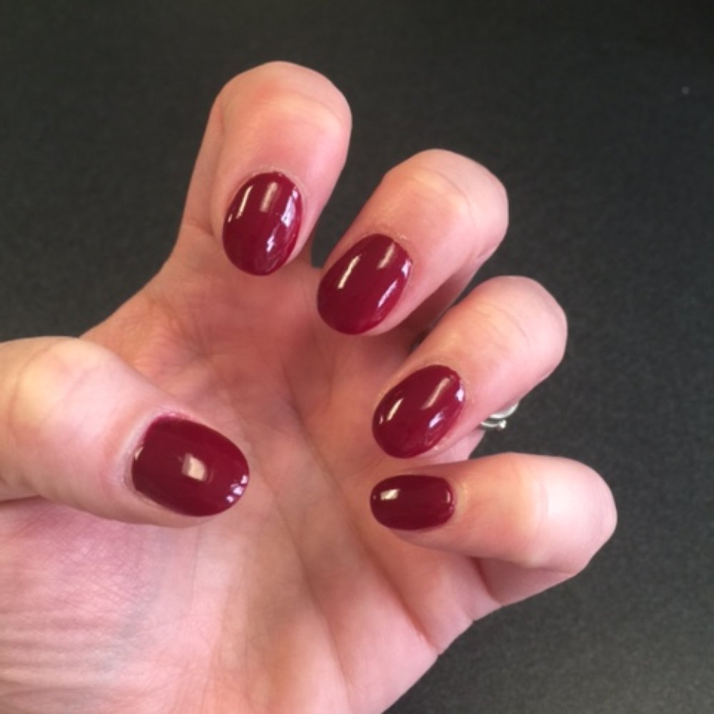 Felton Nails - Acrylic over my natural nails and regular ol' nail polish. - Nail Salons Near Me - Felton, California