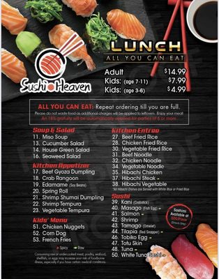 Menu photo 6 Sushi Heaven Mechanicsburg, PA Menu photo 6 Sushi Heaven Mechanicsburg, PA