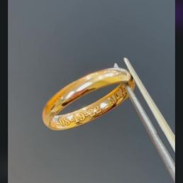Engraved wedding band I got last month Engraved wedding band I got last month