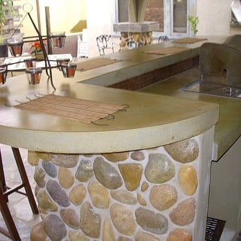 Steve Shaffer Tile - an outdoor kitchen with a stone bar - General Contractors Near Me - Lakeside, California Steve Shaffer Tile - an outdoor kitchen with a stone bar - General Contractors Near Me - Lakeside, California