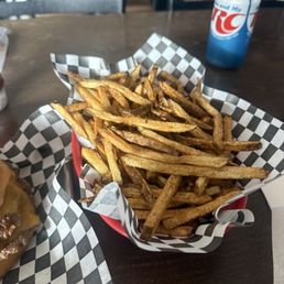 Homemade french fries .....bomb!!!! Homemade french fries .....bomb!!!!