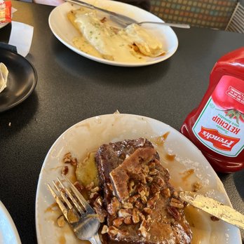 The Original Pancake House - bannana bread french toast and meat and cheese crêpes. - American Near Me - Winnipeg, Manitoba The Original Pancake House - bannana bread french toast and meat and cheese crêpes. - American Near Me - Winnipeg, Manitoba
