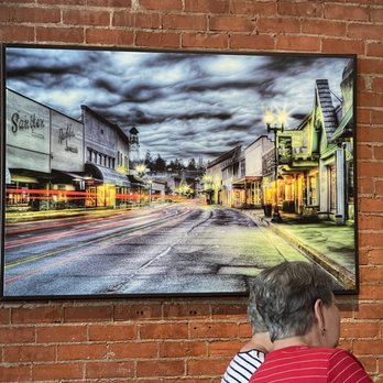 Brick's - Artwork on restaurant walls - New American Near Me - Placerville, California Brick's - Artwork on restaurant walls - New American Near Me - Placerville, California