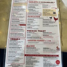 Menu (October 2026)